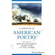 A Companion to American Poetry