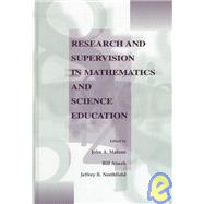 Research and Supervision in Mathematics and Science Education