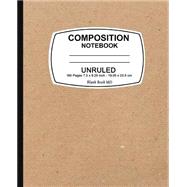 Unruled Composition Notebook
