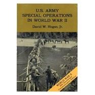U.s. Army Special Operations in World War II