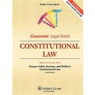 Constitutional Law: Keyed to Choper, Fallon, Kamisar, and Shiffrin