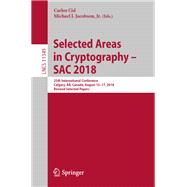 Selected Areas in Cryptography - Sac 2018