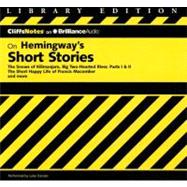 CliffsNotes on Hemingway's Short Stories: Library Edition