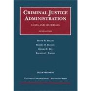 Criminal Justice Administration 2011,9781599419695
