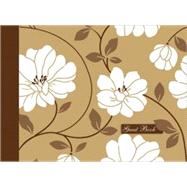 Gold Flower Guest Book