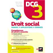 DCG 3 - Droit social - Manuel et applications - Millésime 2023-2024