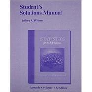 Student's Solutions Manual for Statistics for the Life Sciences