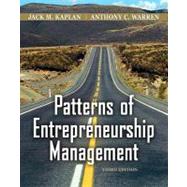 Patterns of Entrepreneurship Management, 3rd Edition