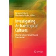 Investigating Archaeological Cultures
