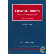 Criminal Process 2005 Supplement