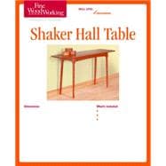 Shaker Hall Table Project Plans