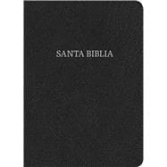 NVI Biblia Compacta Letra Grande negro, piel fabricada con índice