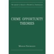 Crime Opportunity Theories: Routine Activity, Rational Choice and their Variants