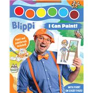 Blippi: I Can Paint! book cover, ISBN 9780794449704