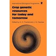 Crop Genetic Resources for Today and Tomorrow