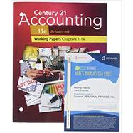 Print Student Working Papers (Chapters 1-14) for Century 21 Accounting: Advanced, 11th