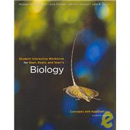 Student Interactive Workbook for Starr’s Biology: Concepts and Applications, 7th