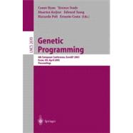 Genetic Programming: 6th European Conference, Eurogp 2003, Essex, Uk, April 2003 : Proceedings