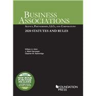 Klein, Ramseyer, and Bainbridge's Business Associations: Agency, Partnerships, LLCs, and Corporations, 2020 Statutes and Rules