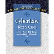 CyberLaw: Text and Cases