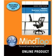 MindTap Business Statistics for Anderson/Sweeney/Williams' Modern Business Statistics with Microsoft Excel, 5th Edition, [Instant Access], 2 terms (12 months)