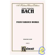 Six Suites for Cello Solo, Three Sonatas for Gamba and Clavier, Three Sonatas for Flute and Clavier