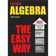 Barron's Algebra the Easy Way,9780764119729