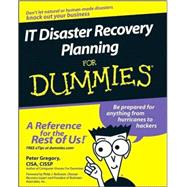 IT Disaster Recovery Planning For Dummies