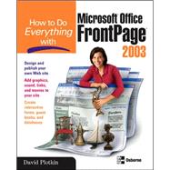 How to Do Everything with Microsoft Office FrontPage 2003