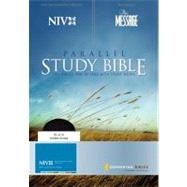 Message : Parallel Study Bible, Bonded Leather, Black