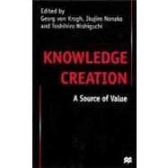 Knowledge Creation A Source of Value