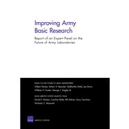 Improving Army Basic Research Report of an Expert Panel on the Future of Army Laboratories