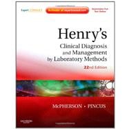 Henry's Clinical Diagnosis and Management by Laboratory Methods (Book with Access Code)