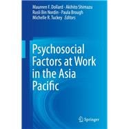 Psychosocial Factors at Work in the Asia Pacific