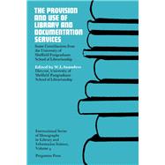 The Provision and Use of Library and Documentation Services