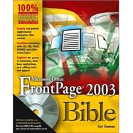Microsoft<sup>®</sup> Office FrontPage<sup>®</sup> 2003 Bible