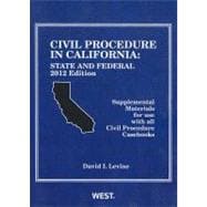 Civil Procedure in California 2012