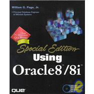 Special Edition Using Oracle8/8I