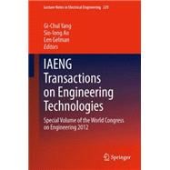 Iaeng Transactions on Engineering Technologies