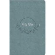 KJV Large Print Personal Size Reference Bible, Earthen Teal SuedeSoft LeatherTouch