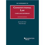 Constitutional Law, Cases and Materials 2017