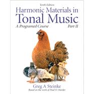 Harmonic Materials in Tonal Music A Programmed Course, Part 2