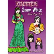 Glitter Snow White Sticker Paper Doll