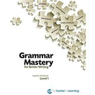 Grammar Mastery for Better Writing, Level 1,9781560779759