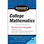 Schaum's Easy Outline of College Mathematics, Revised Edition