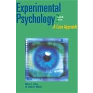 Experimental Psychology : A Case Approach