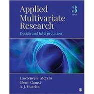 Applied Multivariate Research