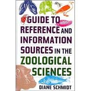 Guide to Reference and Information Sources in the Zoological Sciences