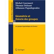 Geometrie Et Theorie Des Groupes/ Geometry and Group Theory