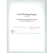 Financial Accounting: Tools for Business Decision Making, Excel Working Papers CD, 5th Edition